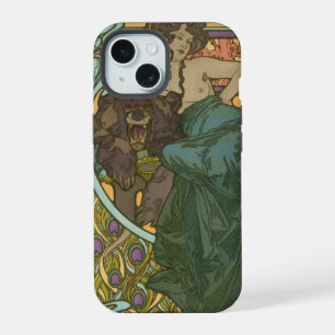 Unbenannt nach Alphonse Mucha (1902) iPhone 15 Hülle