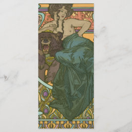 Unbenannt nach Alphonse Mucha (1902) Menükarte
