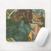 Unbenannt nach Alphonse Mucha (1902) Mousepad (Mit Mouse)
