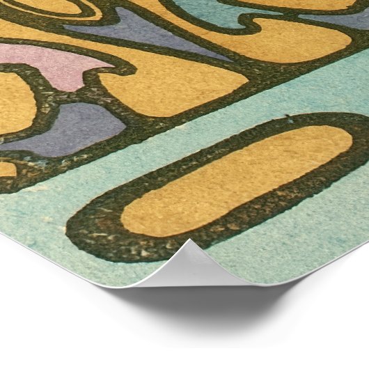 Unbenannt nach Alphonse Mucha (1902) Poster (Ecke)