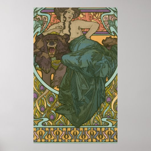 Unbenannt nach Alphonse Mucha (1902) Poster (Vorne)