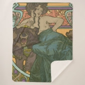 Unbenannt nach Alphonse Mucha (1902) Sherpadecke (Vorderseite)