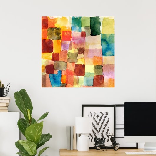 Unbenannt nach Paul Klee Poster (Heimbüro)