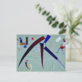 Unbenannt nach Wassily Kandinsky 1941 Postkarte (Stehend Vorderseite)