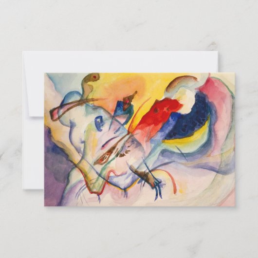 Unbenannt nach Wassily Kandinsky Dankeskarte (Vorderseite)