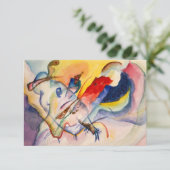Unbenannt nach Wassily Kandinsky Dankeskarte (Stehend Vorderseite)