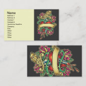 Unbenannt, Name, Anschrift 1, Anschrift 2, Kontakt Visitenkarte (Vorne/Hinten)