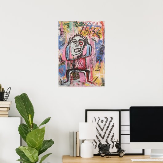 unbenannt (Rauschen) Poster (Heimbüro)