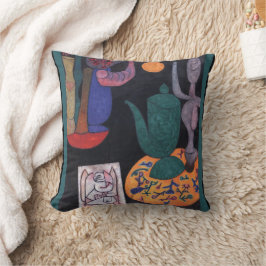 Unbenannt (Stillleben) von Paul Klee, Abstrakte Ku Kissen