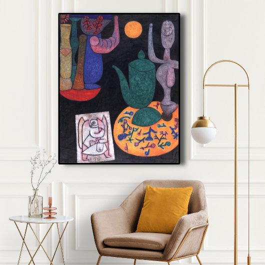 Unbenannt (Stillleben) von Paul Klee, Abstrakte Ku Poster