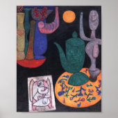 Unbenannt (Stillleben) von Paul Klee, Abstrakte Ku Poster (Vorne)