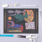 Unbenannt (Stillleben) von Paul Klee, Abstrakte Ku Seidenpapier (Handwerk)