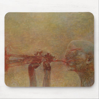 Unbenannt (The Trumpeter) von Zdzislaw Beksinski Mousepad