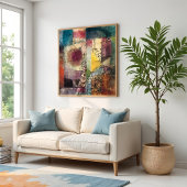 Unbenannt unter dem Titel 2 von Paul Klee, Abstrak Poster