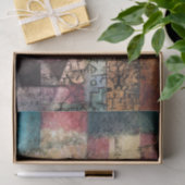 Unbenannt unter dem Titel 2 von Paul Klee, Abstrak Seidenpapier (Geschenk)