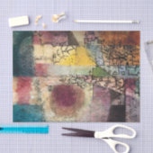 Unbenannt unter dem Titel 2 von Paul Klee, Abstrak Seidenpapier (Handwerk)