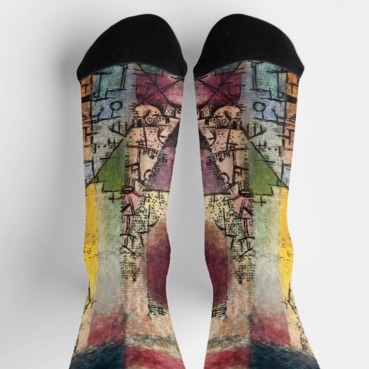Unbenannt unter dem Titel 2 von Paul Klee, Abstrak Socken (Oben)