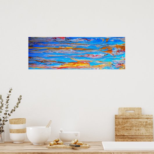 "Unbenannt" von Michael Crozz Poster (Küche)