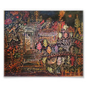 Unbenannt (Wiederaufbau), Paul Klee Abstrakte Kuns Fotodruck (Vorne)