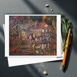 Unbenannt (Wiederaufbau) von Paul Klee 1926 Postkarte