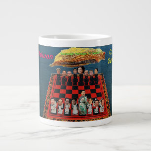unberechenbar, wie wir nach Taiwan gehen. Jumbo-Tasse
