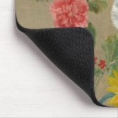 Unberechtigt (Blumen) (Öl an Bord) Mousepad (Ecke)