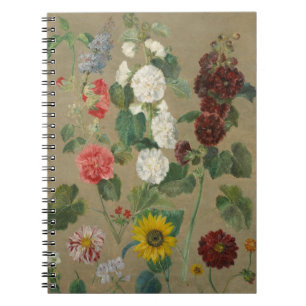 Unberechtigt (Blumen) (Öl an Bord) Notizblock