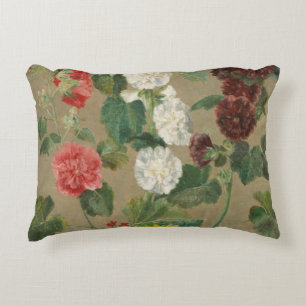 Unberechtigt (Blumen) (Öl an Bord) Zierkissen