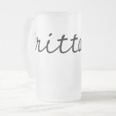 Unberechtigt, Bretagne, Chris Mattglas Bierglas (Vorderseite Links)