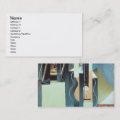 Unberechtigt (Öl auf Leinwand) Visitenkarte (Vorne/Hinten)