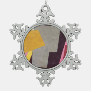 Unberechtigt Schneeflocken Zinn-Ornament