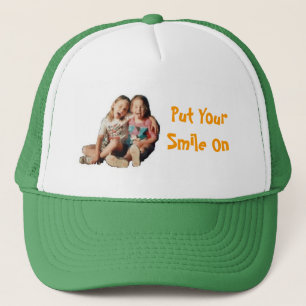 unberechtigt, setzen Sie YourSmile an Truckerkappe