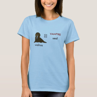 Unberechtigt, Walroß, VAMPIRE, Siegel T-Shirt