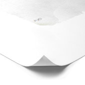unberechtigte Arbeiten über Papier Poster (Ecke)
