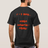Unberechtigter T - Shirt (Rückseite)