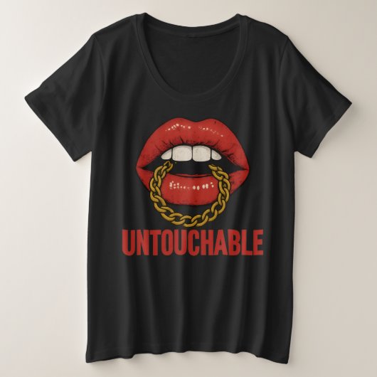 unberührbar große größe T-Shirt (Design vorne)