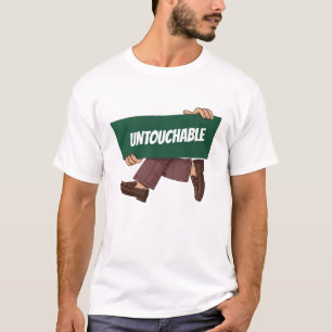 UNBERÜHRBAR. Minimalistische Streetwear-Typografie T-Shirt