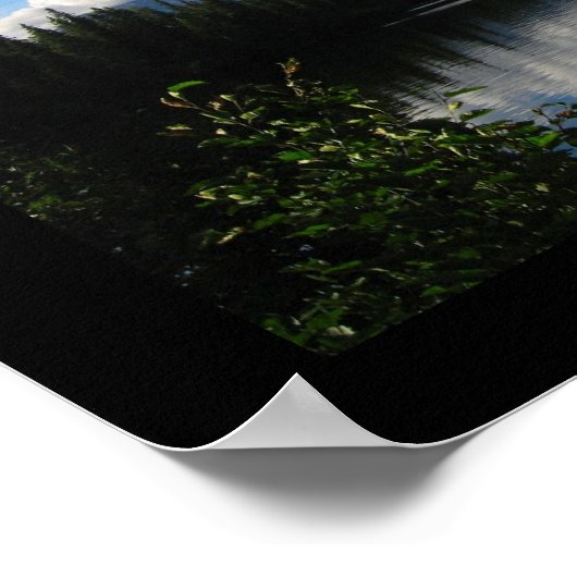 Unberührte Ruhe Poster (Ecke)