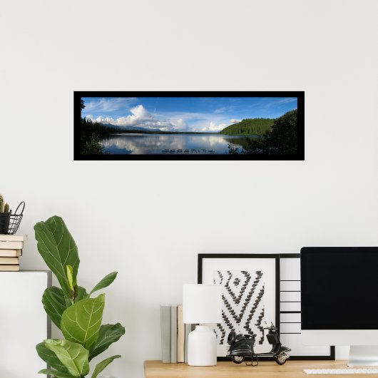 Unberührte Ruhe Poster (Heimbüro)