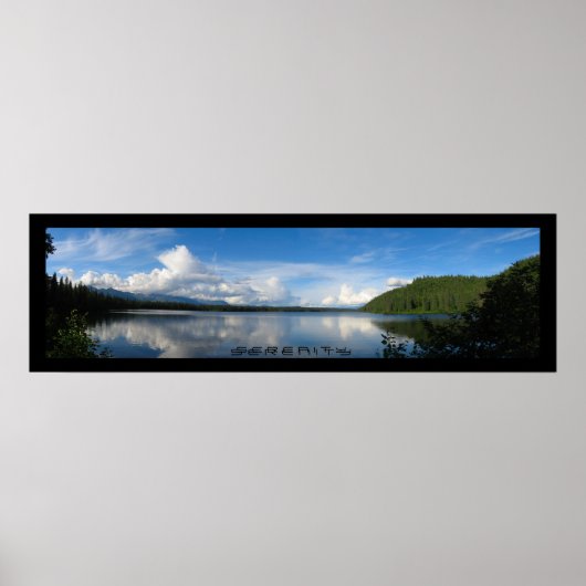 Unberührte Ruhe Poster (Vorne)