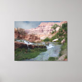 Unberührte Wasserfall Kunstdruckerei auf Leinwand (Vorderseite)