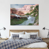 Unberührte Wasserfall Kunstdruckerei auf Leinwand (Insitu (Schlafzimmer))