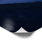 Unberührter Sonnenuntergang Poster (Ecke)