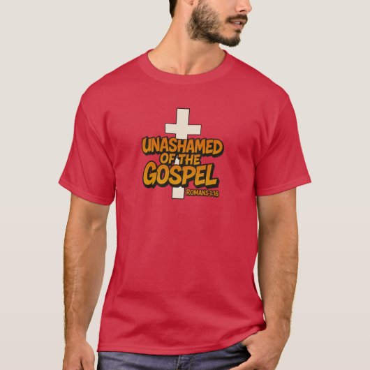 Unbeschämt für das Evangelium - Christlich T-Shirt (Vorderseite)