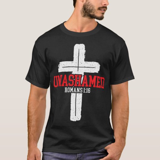 Unbeschämt Jesus Christus religiöser Pastor Christ T-Shirt (Vorderseite)