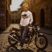 Unbeschämt langes T-Shirt Tri-Blend Shirt