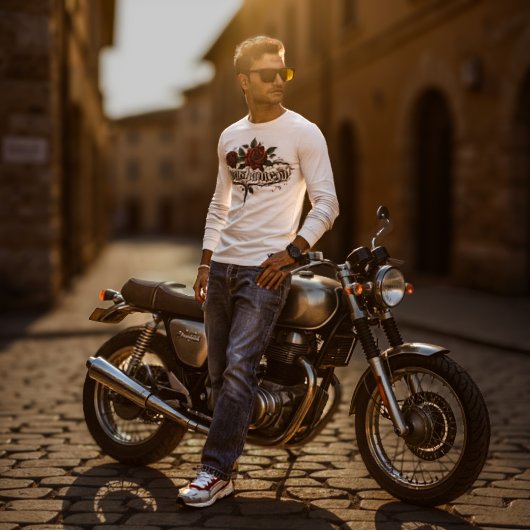 Unbeschämt langes T-Shirt Tri-Blend Shirt