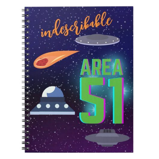 unbeschreibliches Gebiet51 Notizblock (Vorderseite)