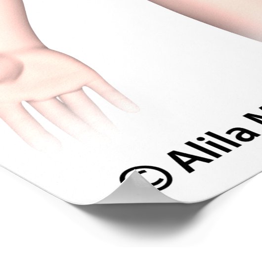 Unbeschriftetes Diagramm des Verdauungssystems Poster (Ecke)