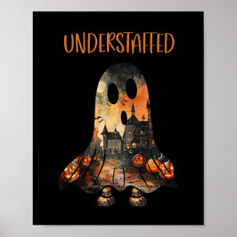 Unbesetzt Sarcastic Halloween Ghost Poster